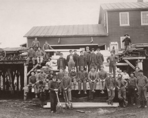 Ross Brothers Bandsaw Mill Crew